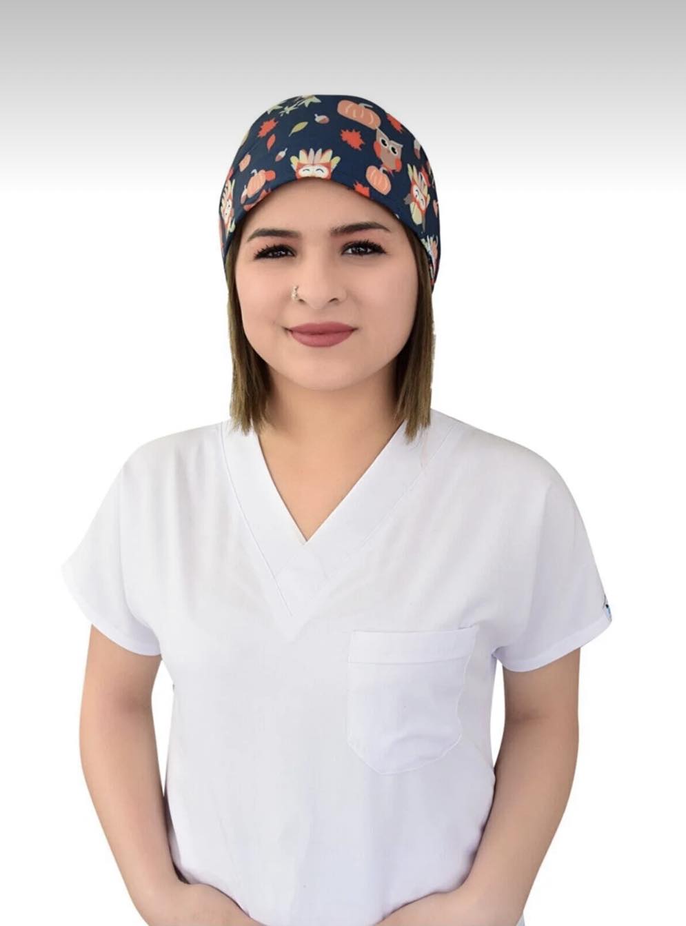 Navy owl Headcap