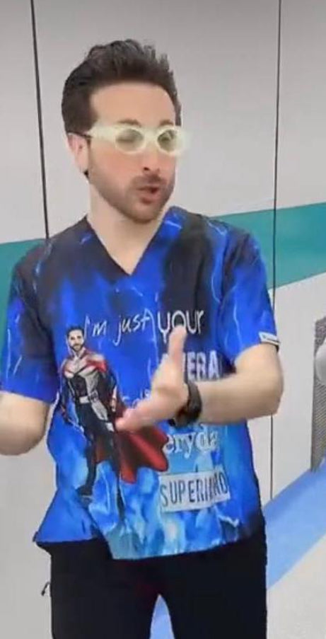 Superman Top – For Pediatric Superheroes "