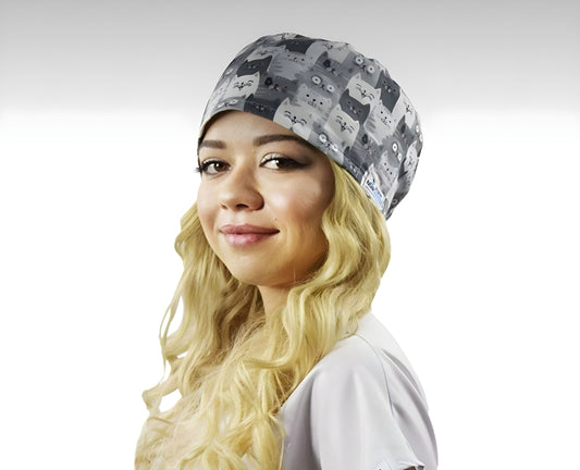 Gray Cats headcap