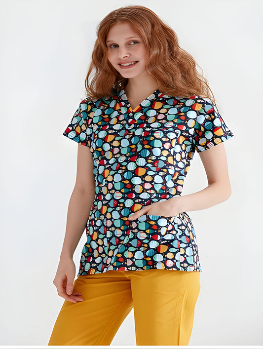 Fish Top – Fun Fish Designs for Every Pediatric Shift …تــوب Fish – تصاميم أسماك مرحة لكل وردية لأطباء الأطفال