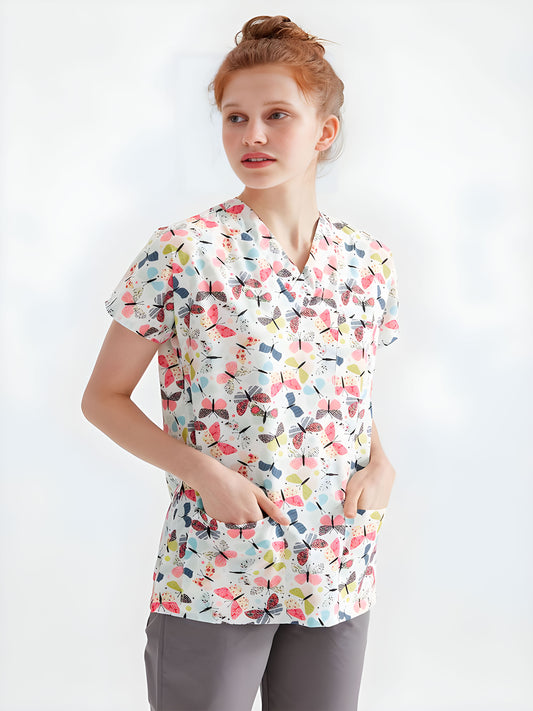 New Butterfly Top – Elegant and Playful for Pediatricians ….تــوب New Butterfly – أنيق ومرح لأطباء الأطفال