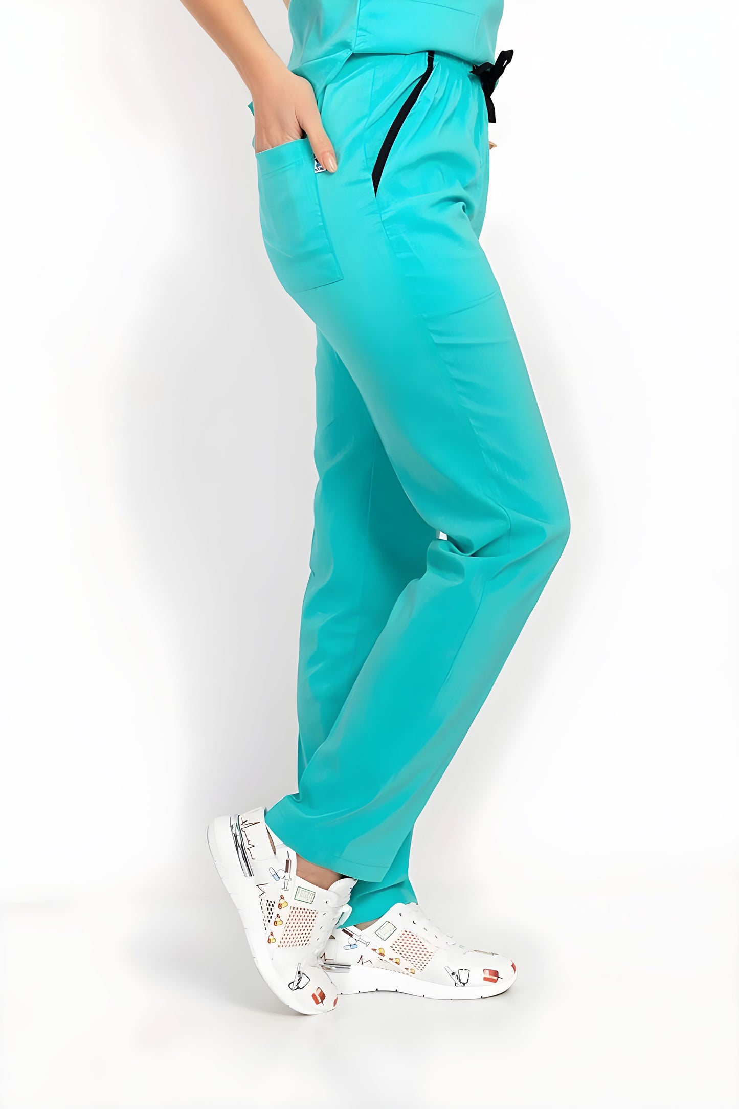 Baby Blue Scrub Set (Top + Pants)
