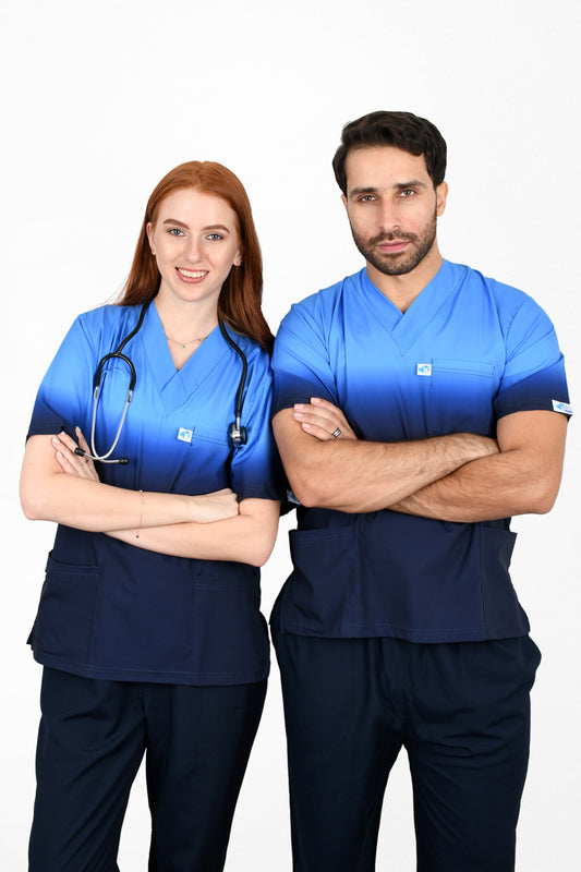 Medical Scrub unisex -New Design Degradgeh 