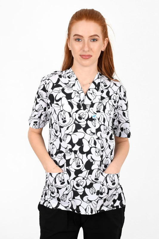 Original Minnie Pediatric Top – Comfort and Style with Original Minnie …تــوب طبي بتصميم ميكي ماوس – للراحة والأناقة في كل لحظة