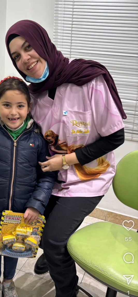 Ropanzel Scrub – Where Pediatric Care Meets Fairytale Flair! “