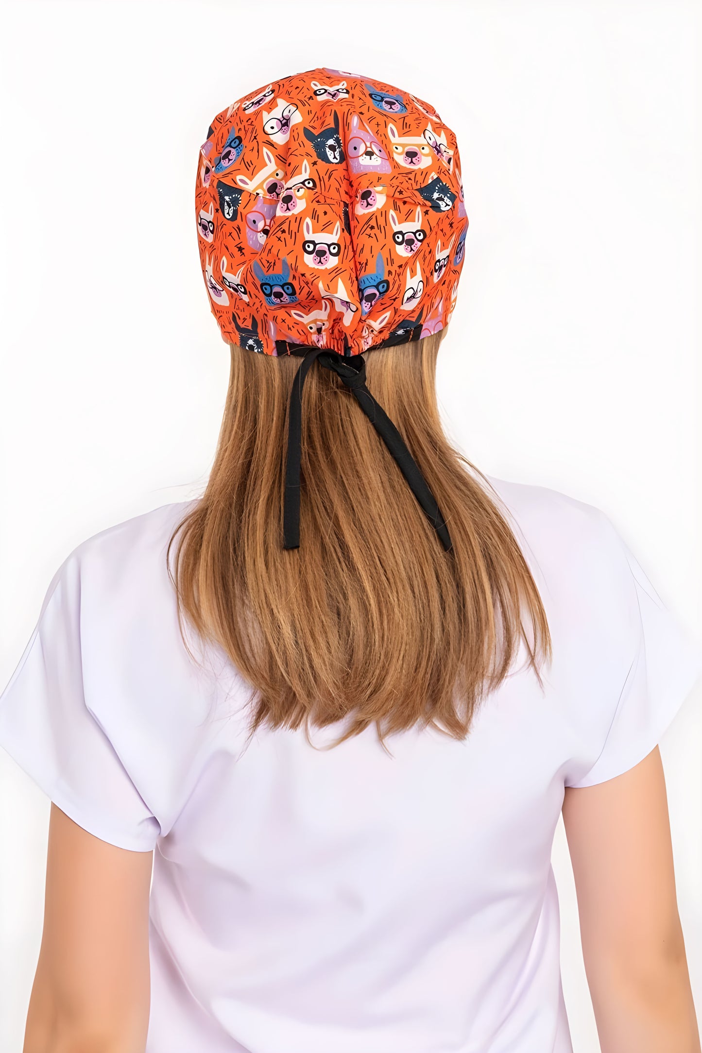 Orange dog headcap